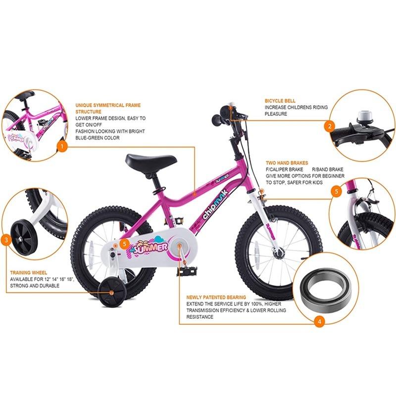 Chipmun Children Bicycle 16 Inches - Pink