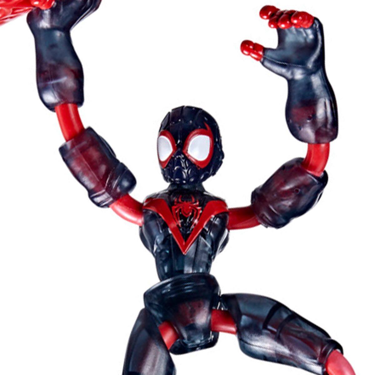 Marvel Action Figure Toy Bend And Flex Miles Morales Space Mission