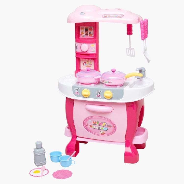 مجموعة لعب مطبخ الأطفال الصغير
