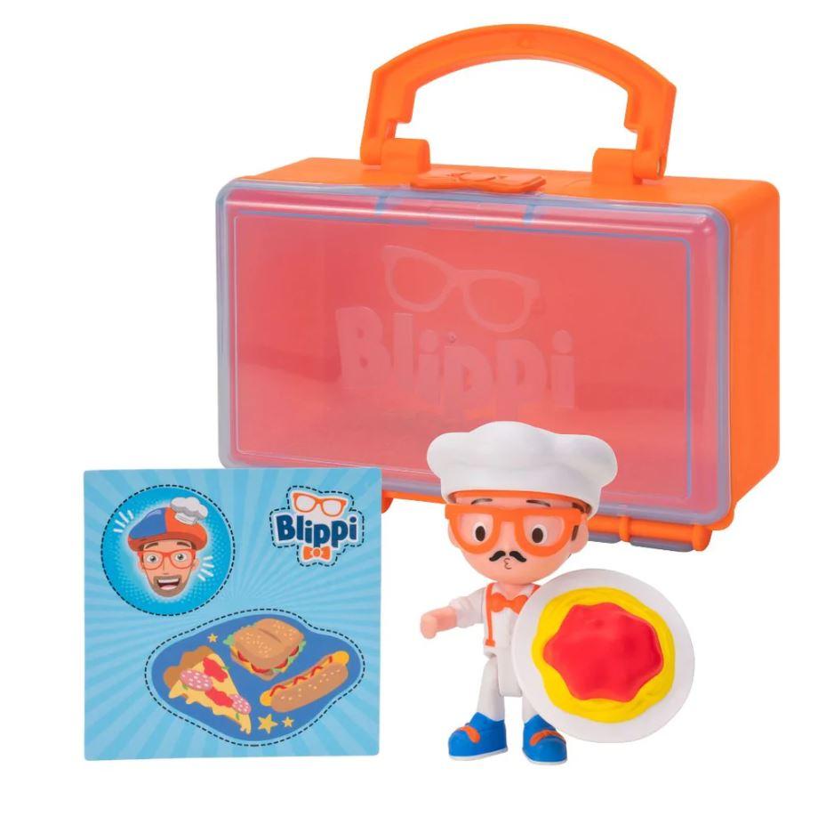 Blippi Surprise Deluxe Blind Figure Lunch Box - Orange