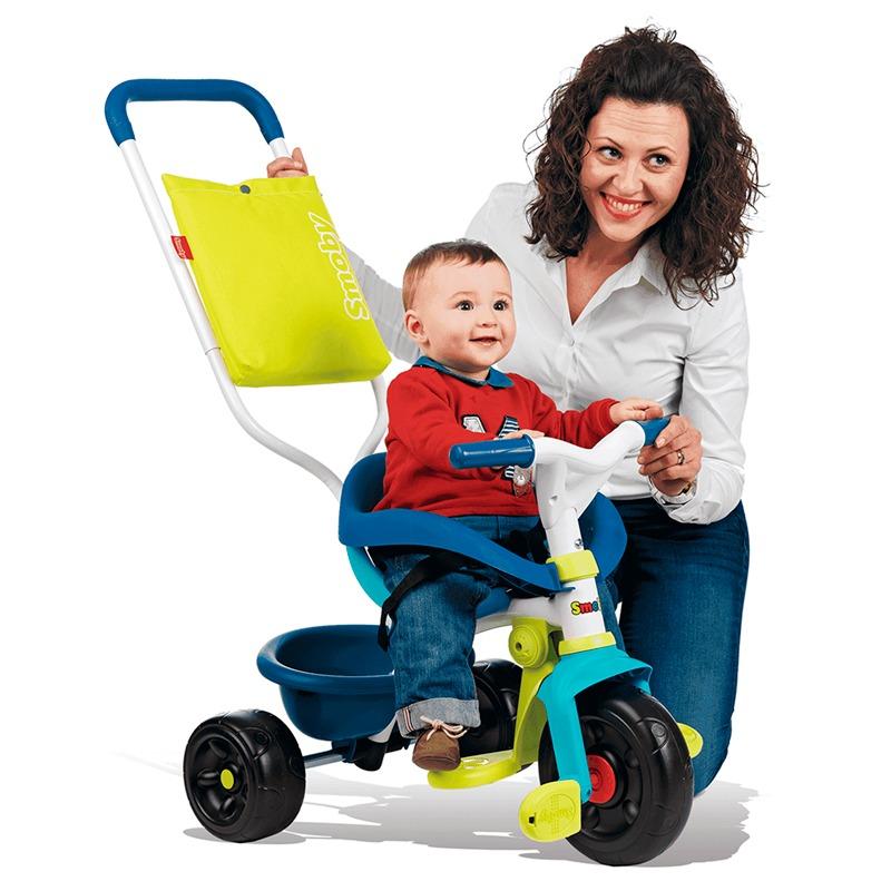 Smoby - 3 In 1 Be Fun Comfort Tricycle - Blue