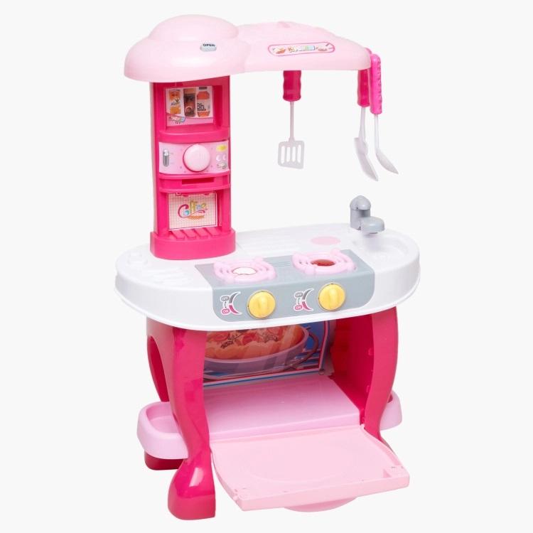 مجموعة لعب مطبخ الأطفال الصغير