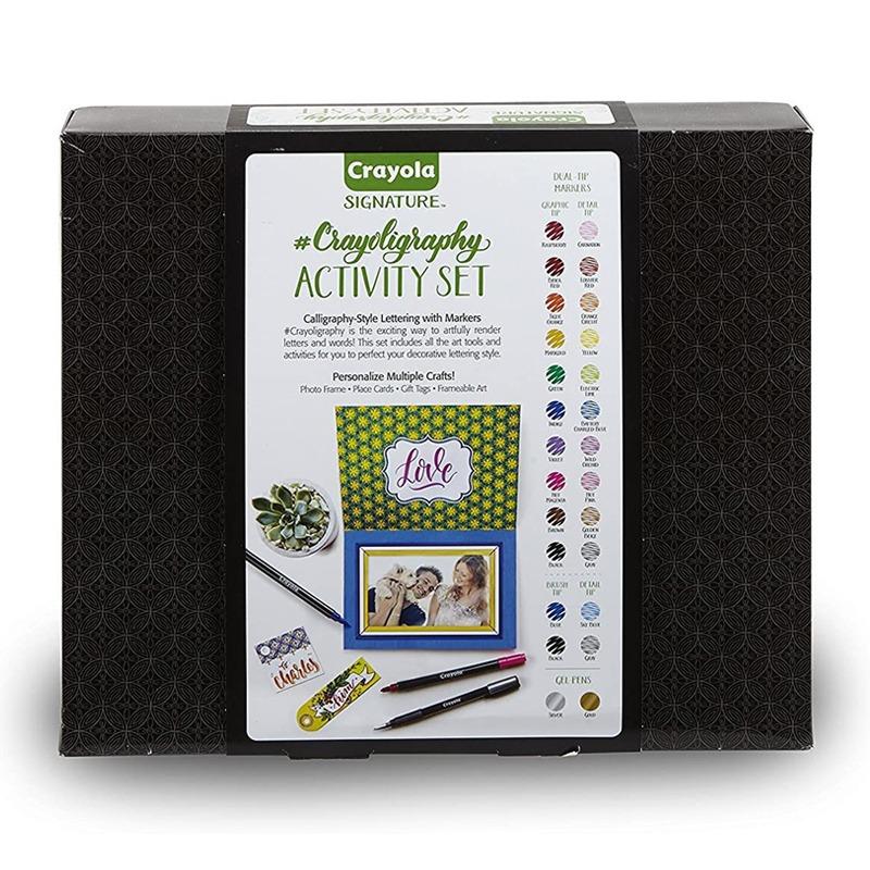 Crayola Signature Crayoligraphy Hand Lettering Activity Set