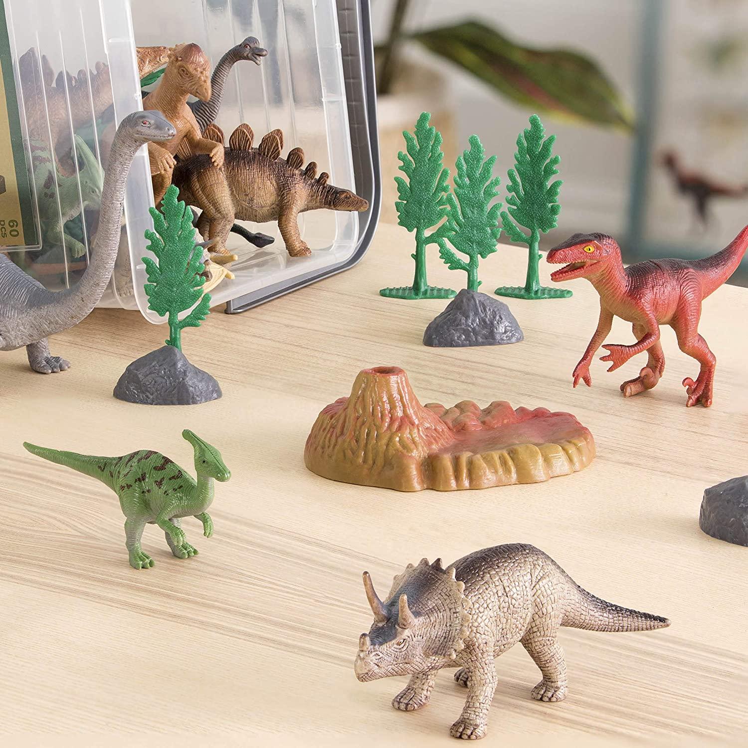 Terra Prehistoric World Animals 60 Pcs