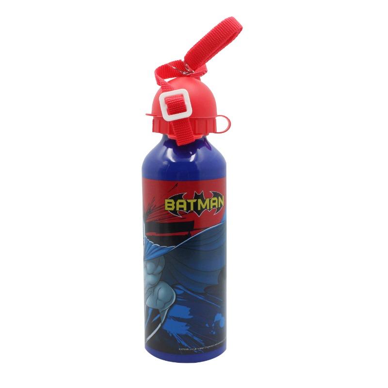 DC Batman Metal Water Bottle With Straps
