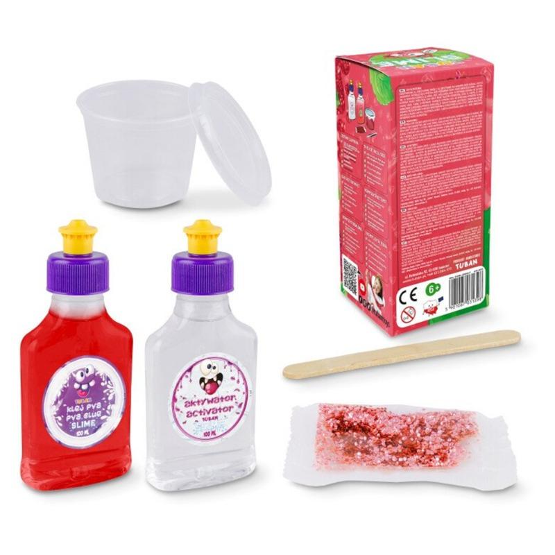 Tuban Slime & Kinetic Sand Set - Strawberry