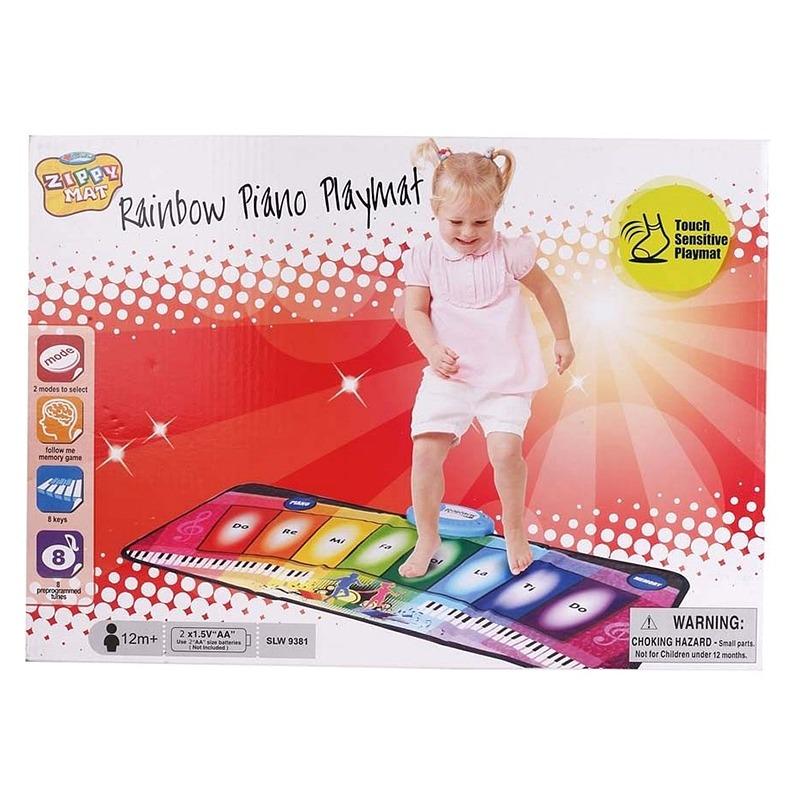 Rainbow Piano Playmat