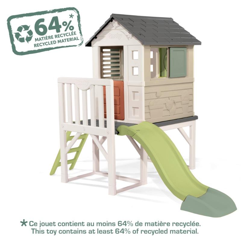 Smoby Life Stelzenaus High Playhouse with Water Slide