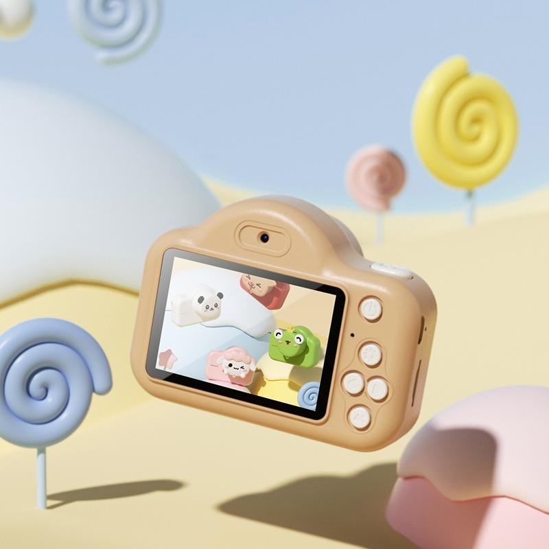 Gizzy A1 Children's dual mini camera - Brown Loon