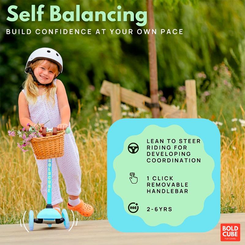 BOLDCUBE 3 Wheel Scooter Teeny (Blue)