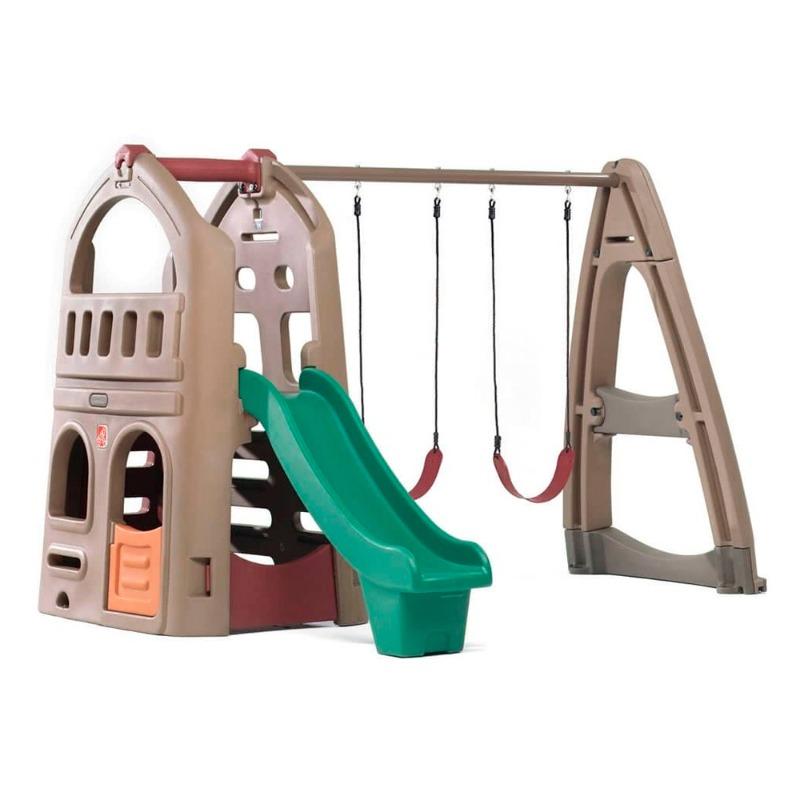 Step2 Naturally Playful Playhouse Climber & Swing Extension - Free Assembly Next Day