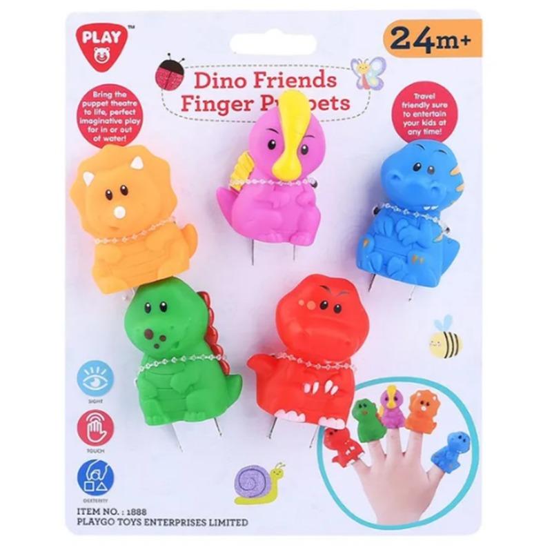 Playgo Dino Friends Finger Puppets - 5pcs