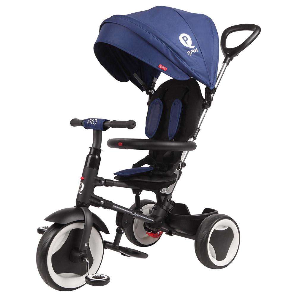 QPlay Rito Plus - 3 in 1 Baby Stroller - Blue