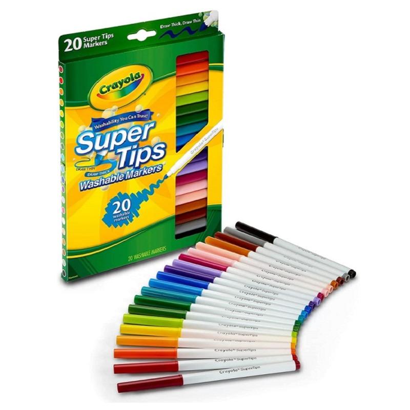 Crayola  Washable Felt-Tip Markers -20 Colour