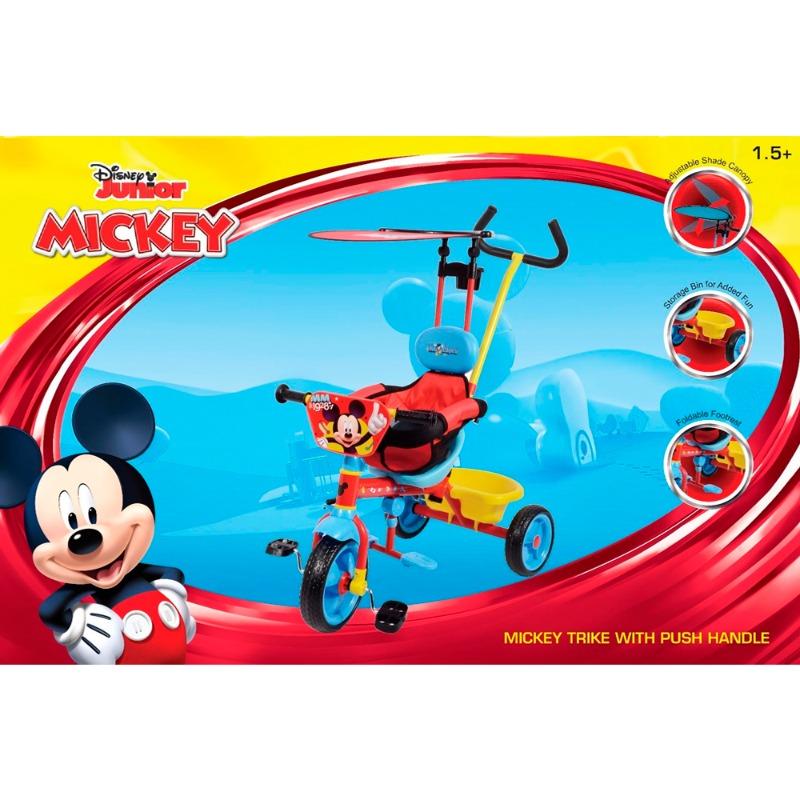 ديزني - دراجة ثلاثية سترول آند ترايك 3 في 1 بتصميم ميكي ماوس