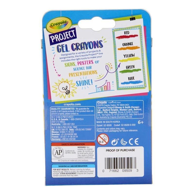 Crayola Project 5 Ct. Gel Crayons