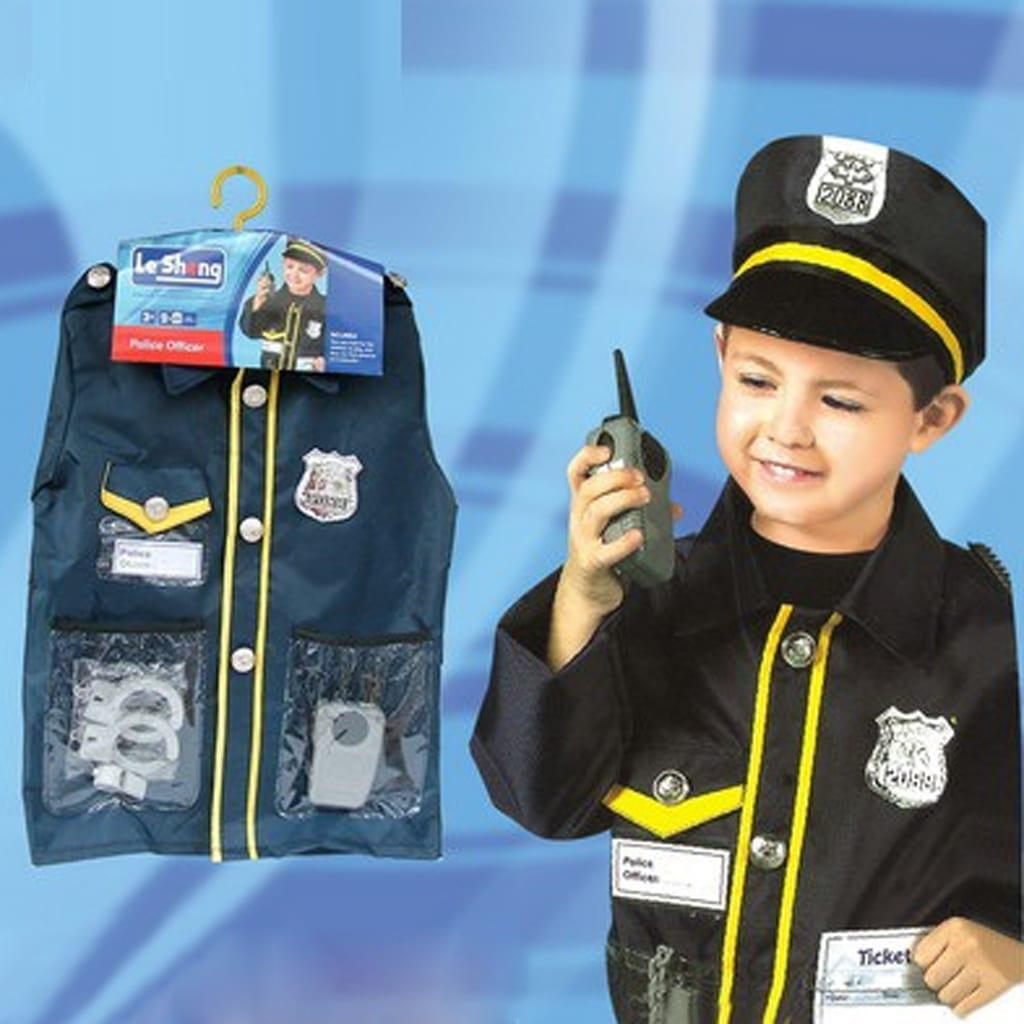 Police Officer Costume For Kids - One Size 3 - 8yrs