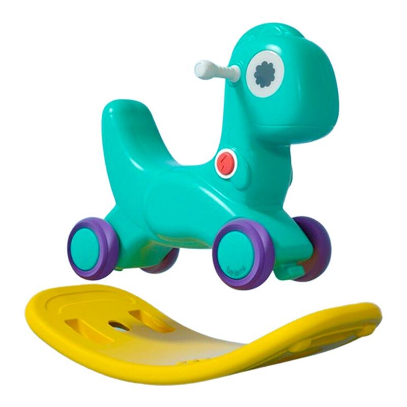 بينيس - لعبة الحصان الهزاز 2 في 1 - أخضر