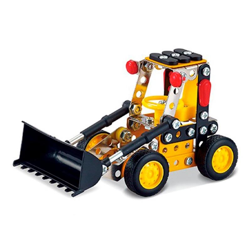 مجموعة لعبة بناء الجرافة - 129 قطعة