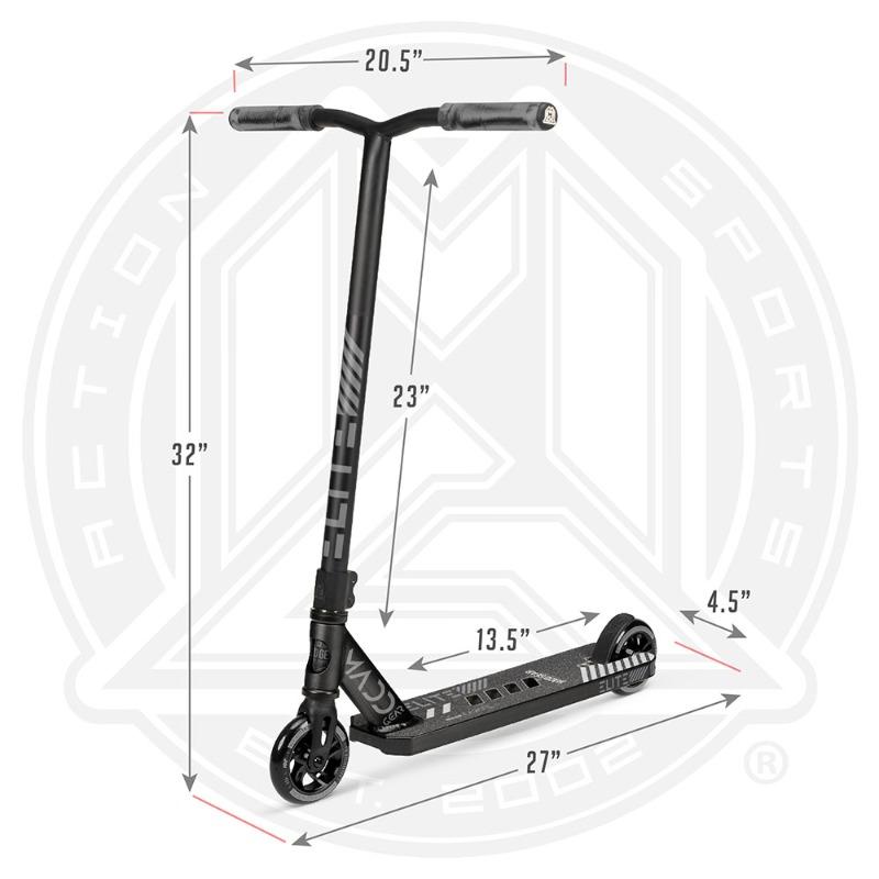 Madd Gear Carve Elite Stunt Scooter - Black Matt
