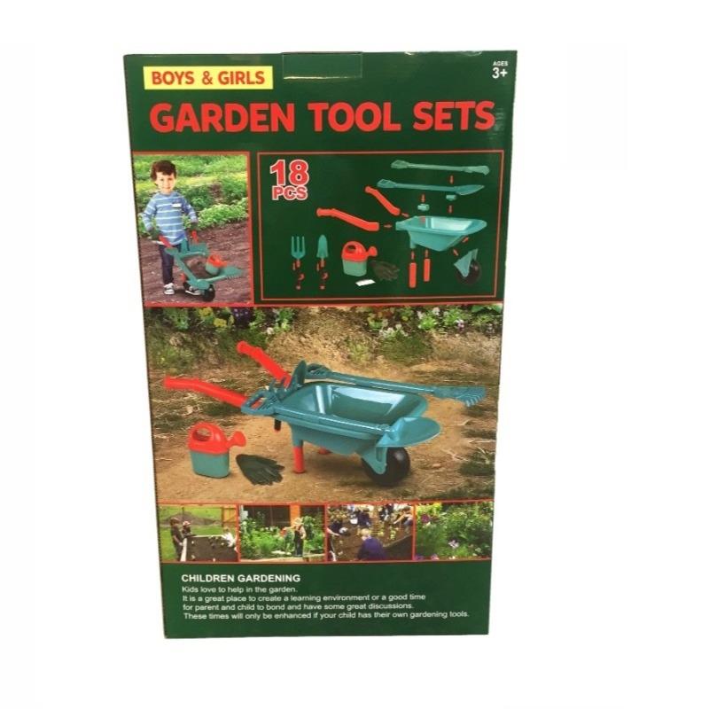 مجموعة أدوات الحديقة - 18 قطعة