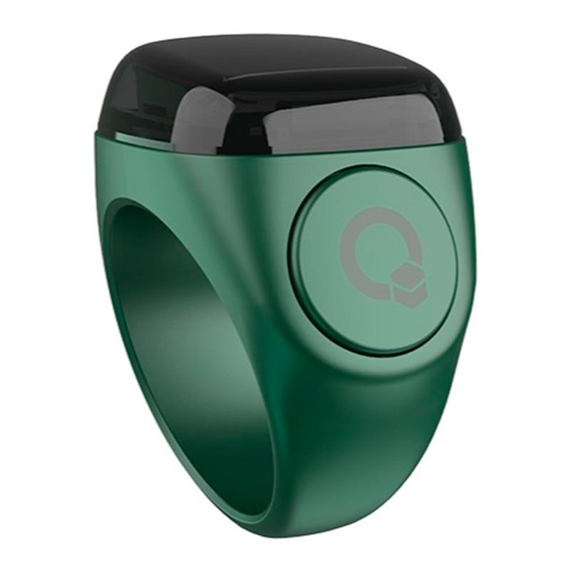 أي قبلة - خاتم نور للأذكار مقاس 20 ملم لون أخضر