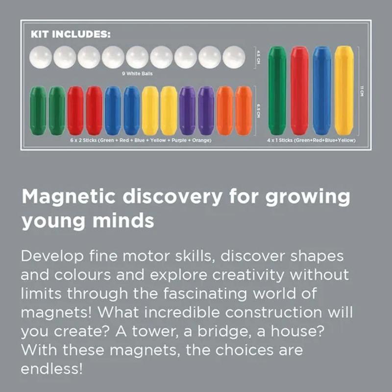 Mad Toys Magnetic Building Blocks 25 Pcs