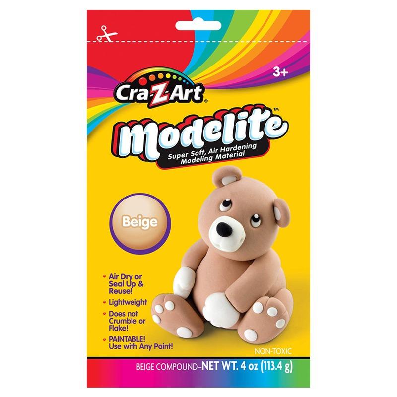 كري زي آرت - صلصال التشكيل 4 أونصة - اللون البيج