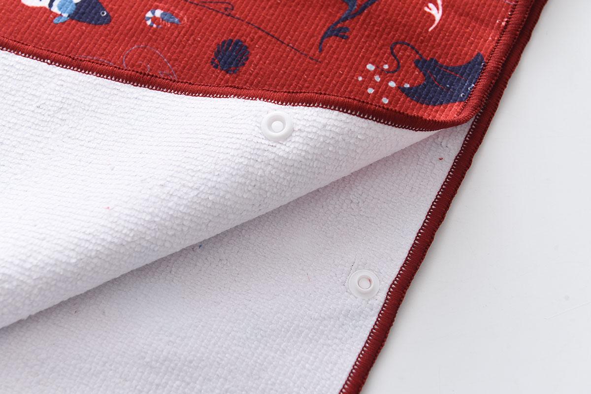 Seashell - Kids Beach Towel Fish Red