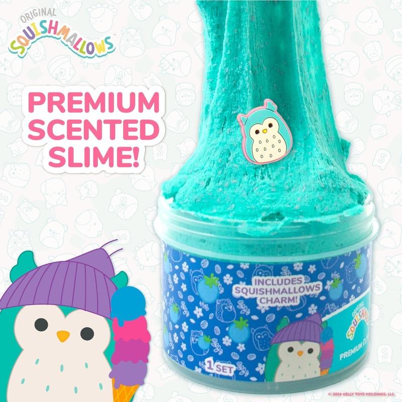 Squishmallows Slime Jar Blueberry - Winston