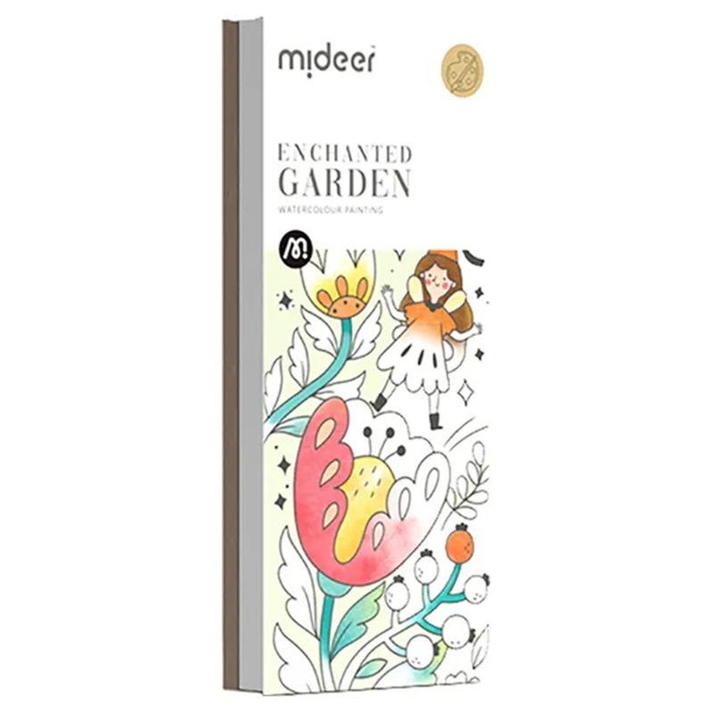 Mideer Paint with Water Booklet Enchanted Garden