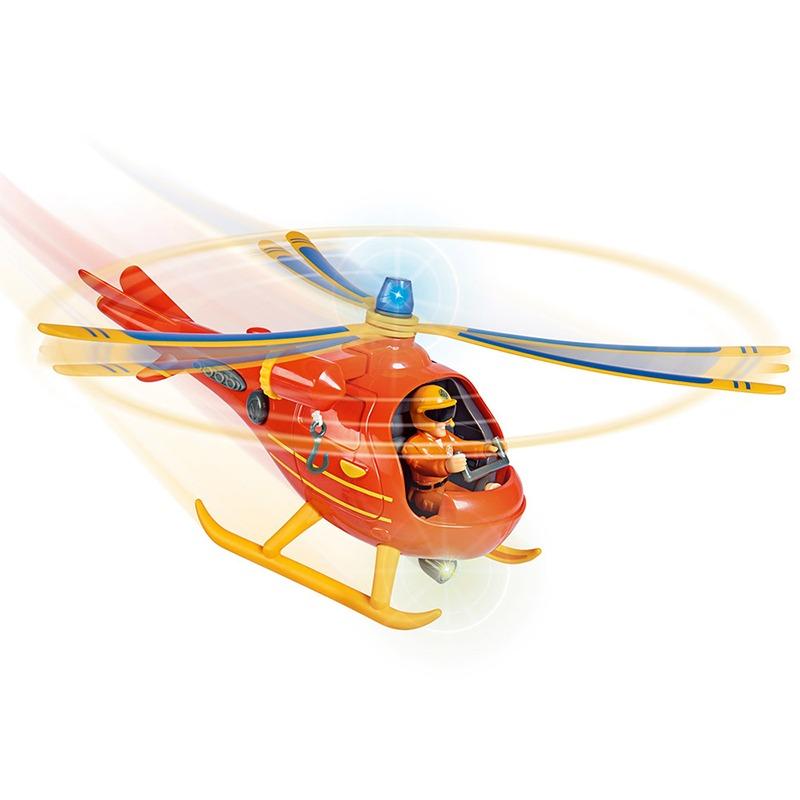 Fireman Sam Helicopter Wallaby including Figure