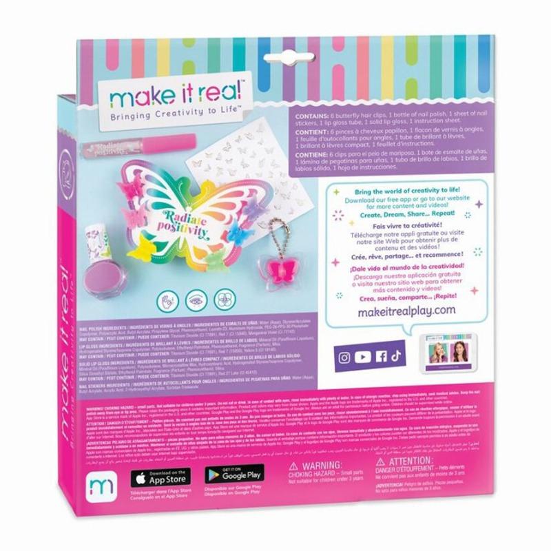 Make It Real Butterfly Cosmetic Set