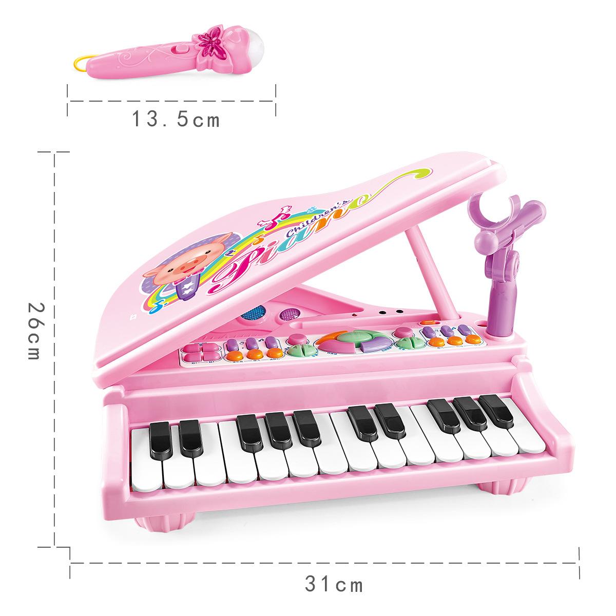 Educational Music Piano - Pink