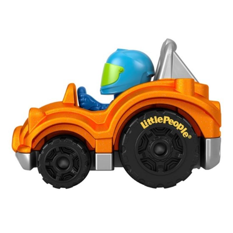 Fisher Price Little People Wheelies Car -Orange