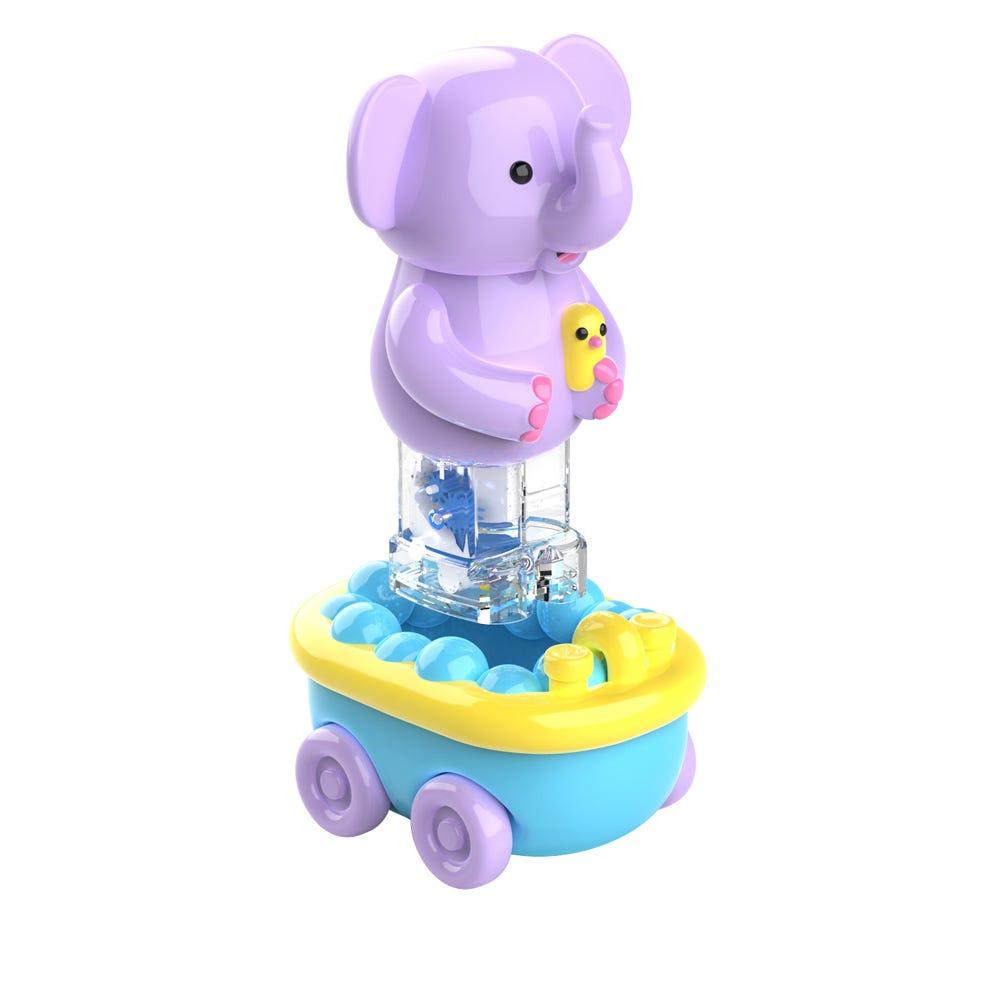 زوميجو - الفيل و سيارة حوض الاستحمام
