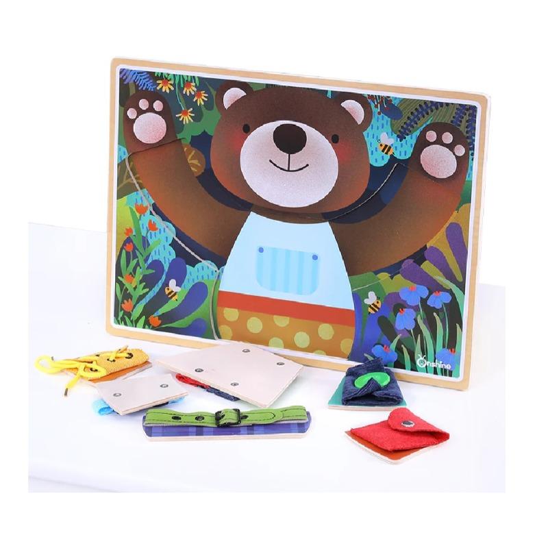 Onshine Dress the Teddy Skills Busy Board