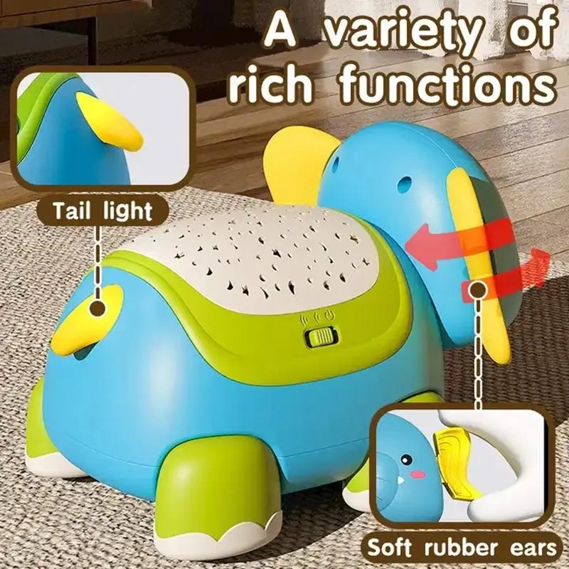 Musical Elephant With Star Projector