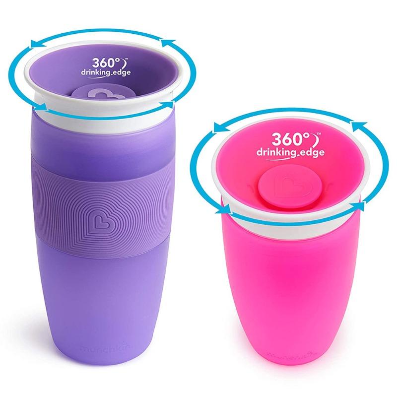 مانشكين - مجموعة كوب الرشف إتس أميراكل - زهري وبنفسجي