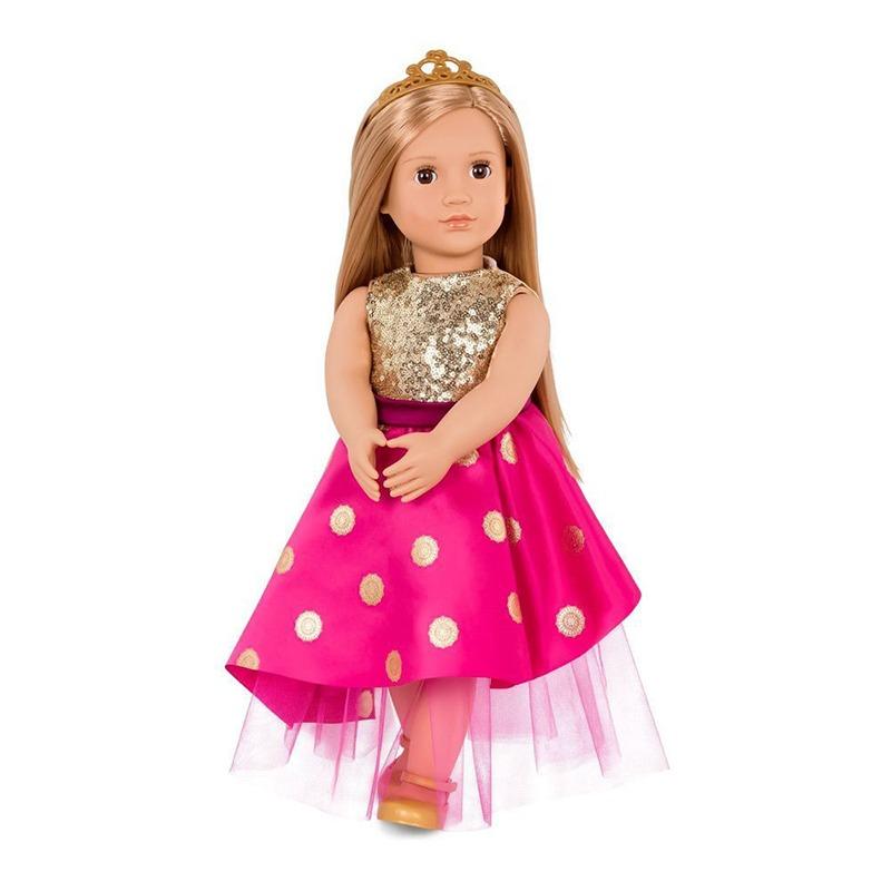 Our Generation - Sarah Fashion Doll With Long Festive Dress 18inch