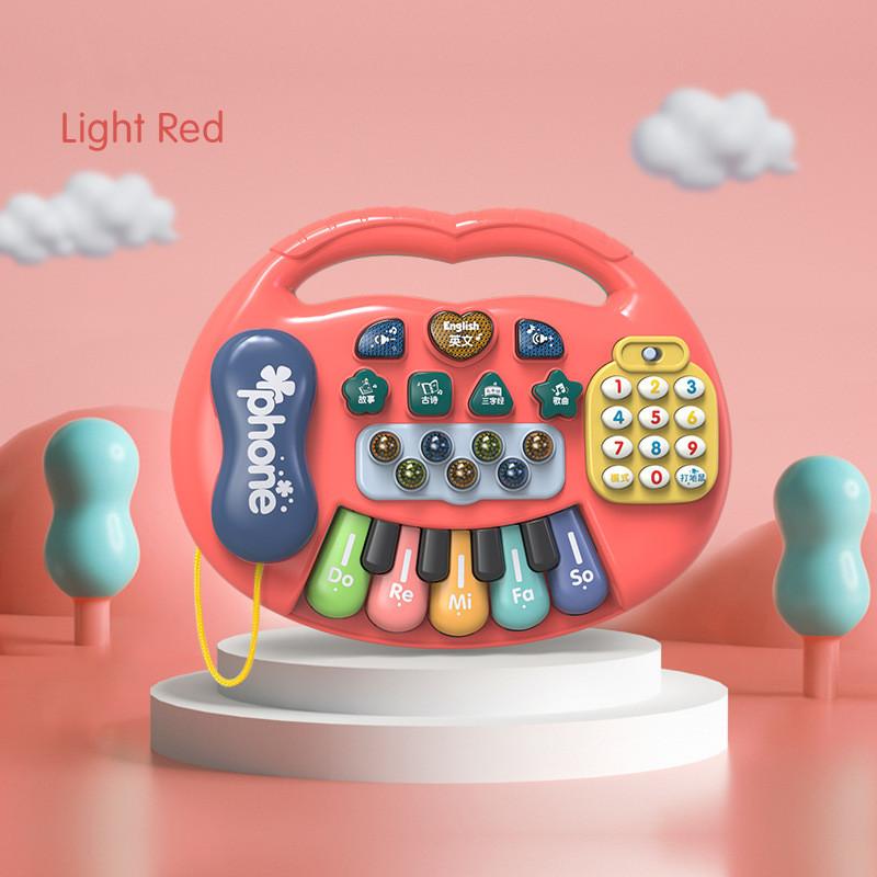 اللوح الموسيقي 2 في 1 لون وردي