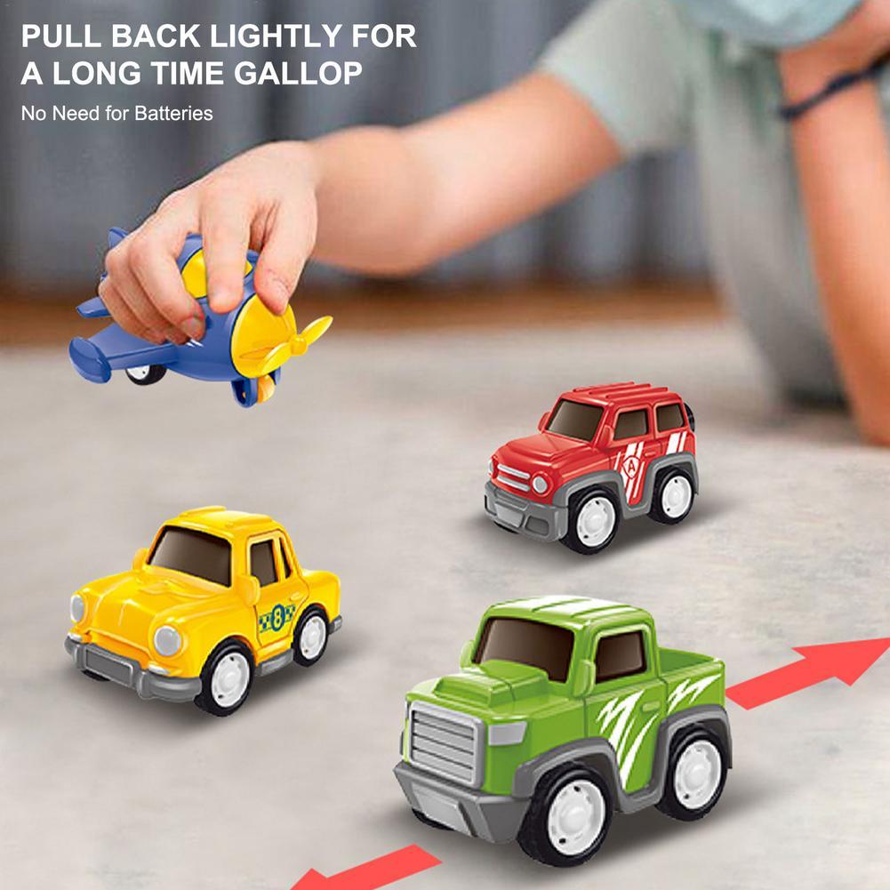 مجموعة سيارات لعب بأضواء وموسيقى