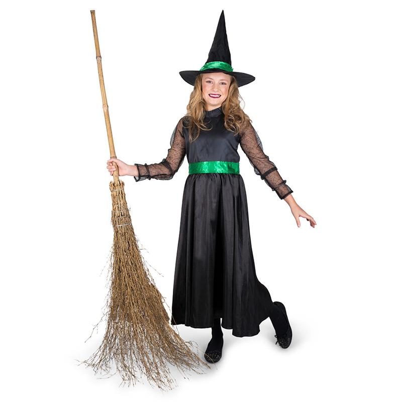 Mad Toys - Witch Long Dress Halloween Child Costumes - Medium