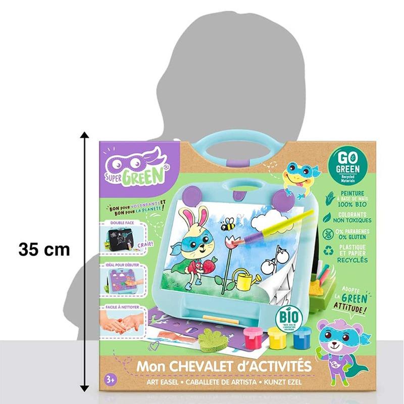 سوبر جرين - لوحة الفن والتلوين كرييتيف آرت ذو وجهين