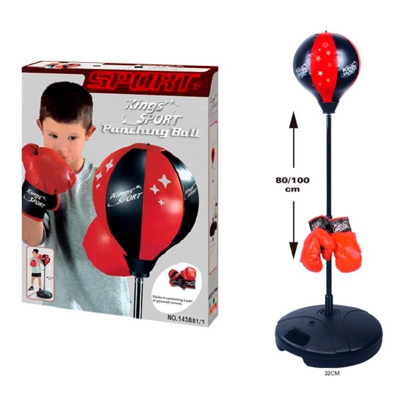 Kings Sport Boxing Punching Bag With Gloves Punching Ball 124cm