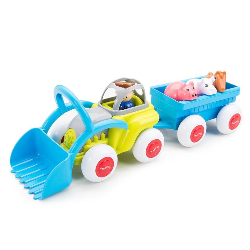 Viking Toys Midi Tractor With Animals In Gift Box