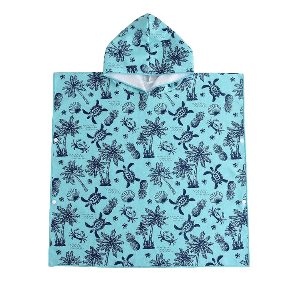 Seashell - Kids Beach Towel Turtle