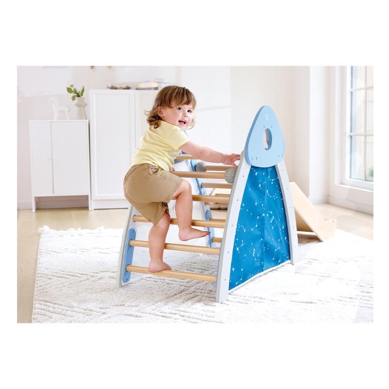 Hape - 4-in-1 Climb And Slide Gym Set