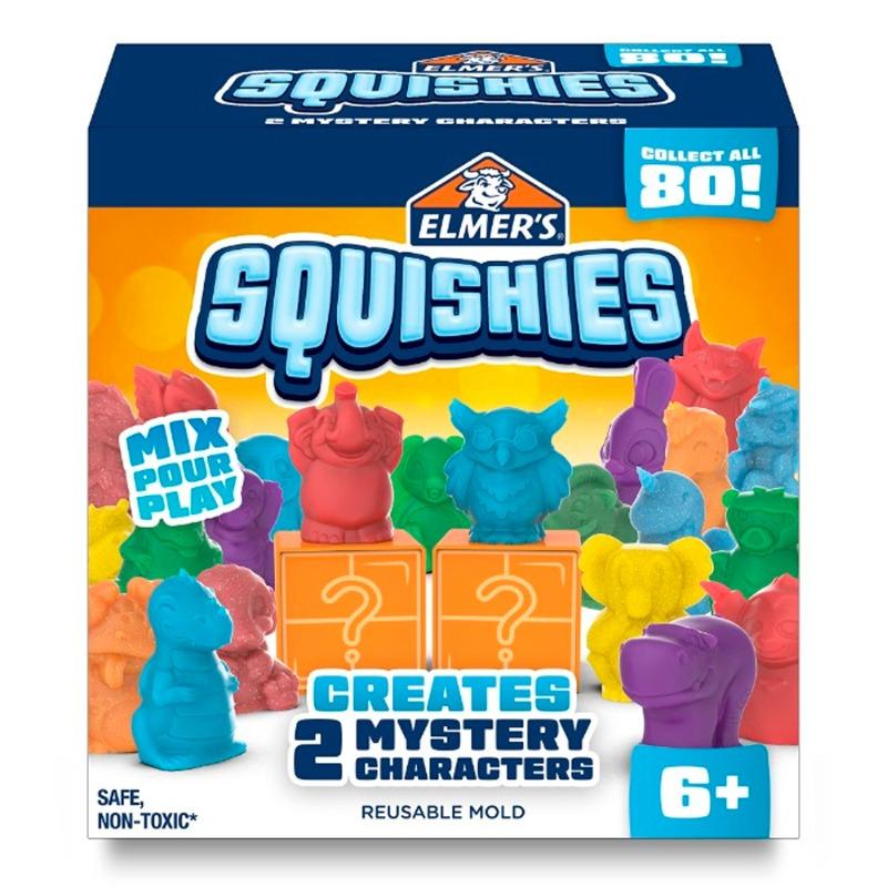 Elmer's Squishies DIY Toy Activity Kit with Mystery 2 Character