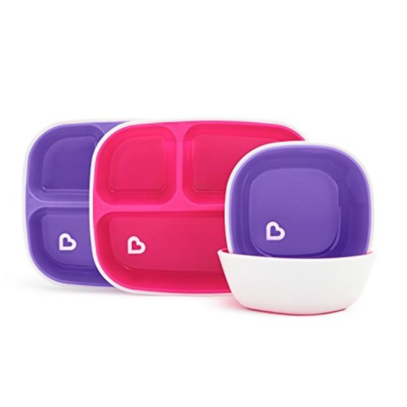 Splash Dining Set - Pink And Purple